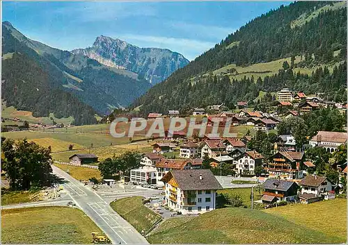Cartes postales moderne Chateau d oex dent de corjon