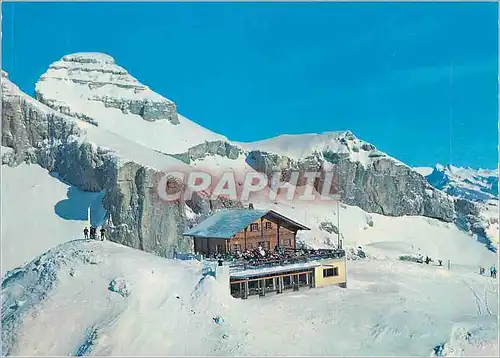 Cartes postales moderne Restaurant de la berneuse s leysin alpes vaudoises(suisse) alt 2048 m et tours d ai