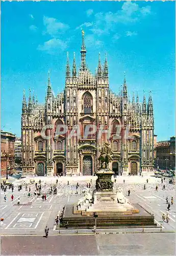 Moderne Karte Milano le cathedrale