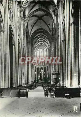 Moderne Karte Cathedrale 39 de clermont ferrand la nef