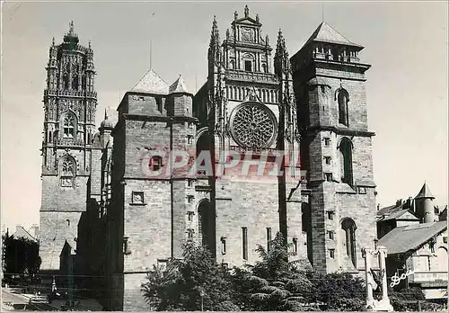 Moderne Karte Rodez (aveyron) la cathedrale