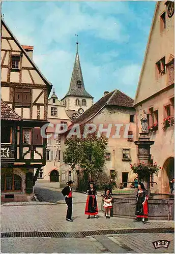 Moderne Karte L alsace pittoresque 67 567 121 turckheim Folklore