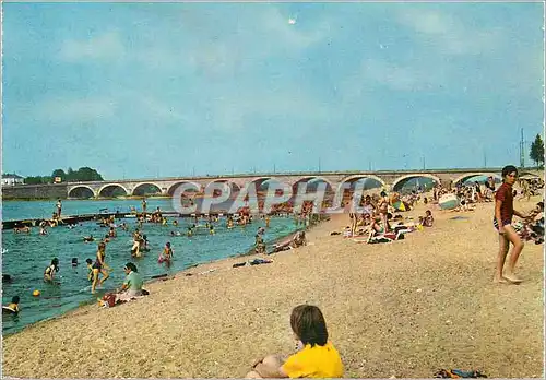 Moderne Karte Les ponts de ce 1251(49130) la plage le pont dumnacus