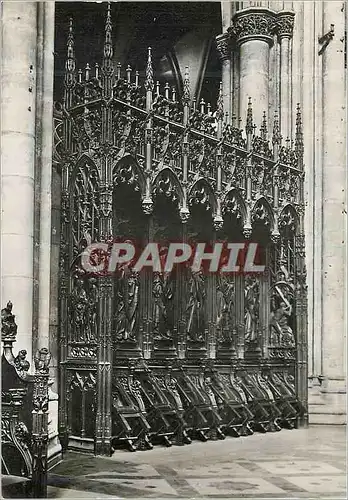 Cartes postales moderne 10345 c metz la cathedrale stalle(chef d oeuvre de ciselure sur bois)