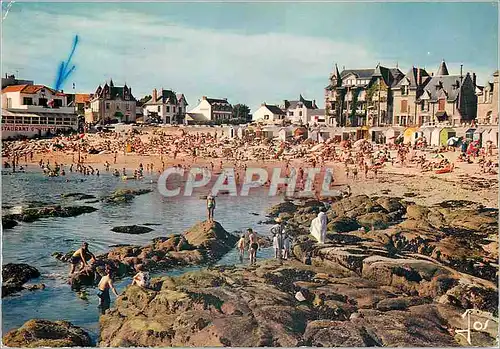 Cartes postales moderne La bretagne en couleurs le croisic (l a) mx 9005 la plage de port lin