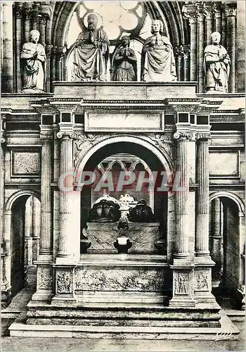 Cartes postales moderne 52 abbaye de saint denis tombeau de francois 1er et de claude de france