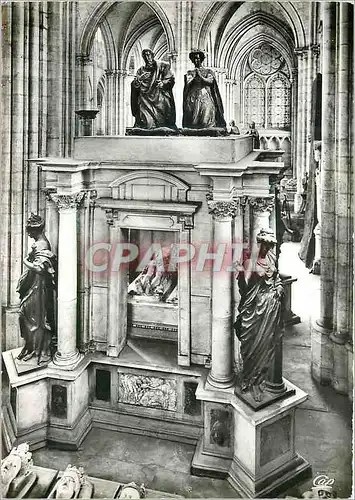 Cartes postales moderne 15 abbaye de saint denys tombeau de henri ii et de catherine de medicis
