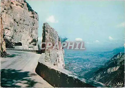 Cartes postales moderne Route de combe laval 26 307 28 (drome) virage au grand a pic de 730 metres