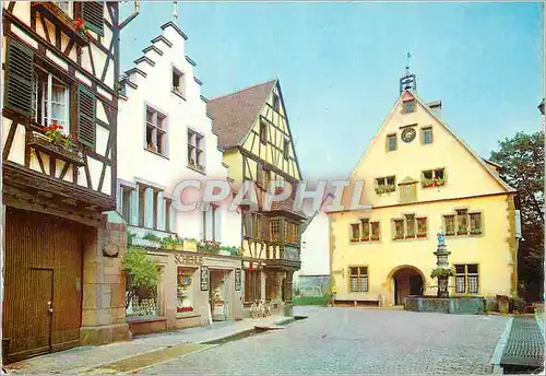 Cartes postales moderne Turckheim corps de garde et fontaine ste anne