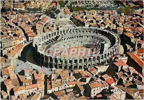 Cartes postales moderne Reflets de provence arles (b du r) 13 4 19 vue aerienne des arenes