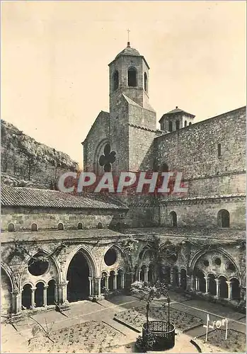 Moderne Karte Abbaye de fontfroide narbonne (aude) cloitre et clocher