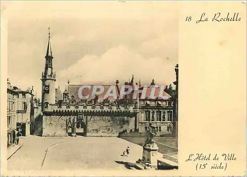 Moderne Karte La rochelle 18 l hotel de ville (15 siecle)