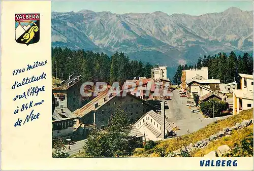 Cartes postales moderne Les alpes maritimes 1771 valberg (alt 1700 m) le centre de la station et la chaine du st honorat