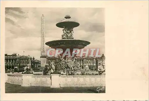 Cartes postales moderne Paris place de la concorde