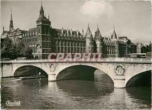 Cartes postales moderne Paris 868 la conciergerie et le pont au change