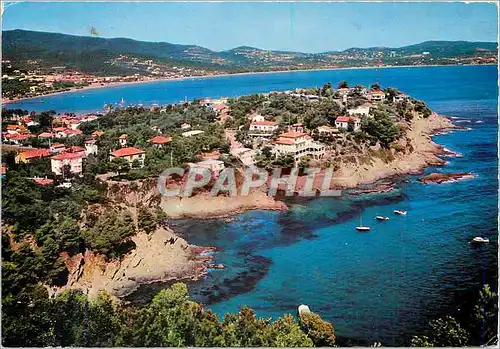 Cartes postales moderne 1539 cavalaire sur mer (var) le cap et vue sur croix valmer