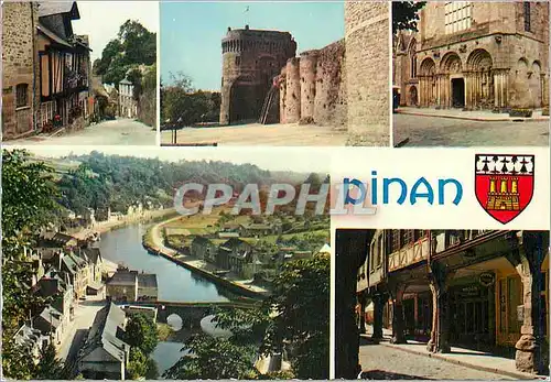 Cartes postales moderne La bretagne en couleurs dinan (c du n) mx 8128 le vieux pont sur la rance les vieilles maisons l