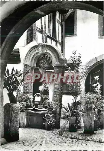Cartes postales moderne Riquewihr (haut rhin) 02 04 maison kiener puits 1596