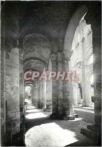 Moderne Karte Jumieges(seine maritine) ruines de l abbaye eglise notre dame(xi s) bas cote nord