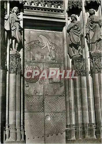 Cartes postales moderne La cathedrale de cologne nouveau portail du prof matare