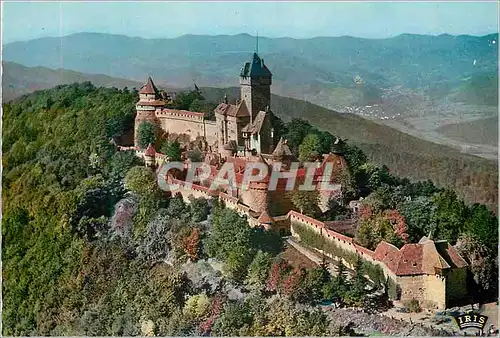 Cartes postales moderne 6756412 le chateau du haut koenigsbourg(alt 755 m) photo aerienne carabin
