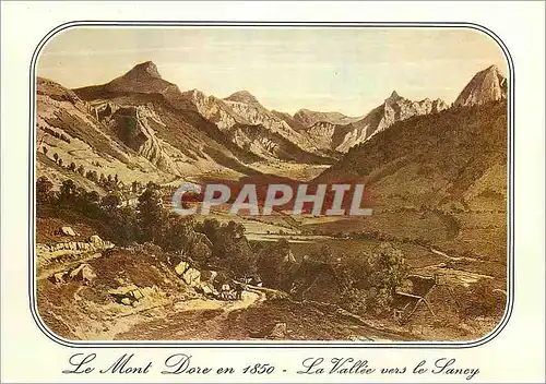 Cartes postales moderne N 4096 le mont dore (63) vieille gravure de 1850