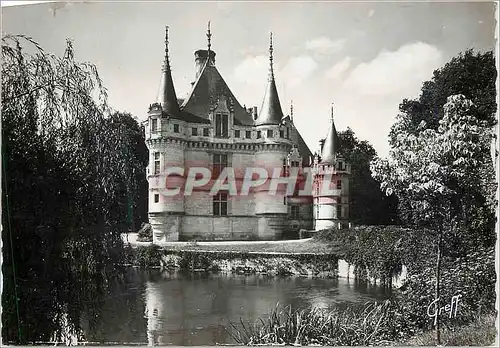 Moderne Karte En touraine azay le rideau (i et l) le chateau