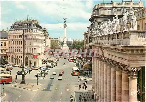 Cartes postales moderne N 4765 bordeaux (33) le feristyle du grand theatre architecte louis 1780