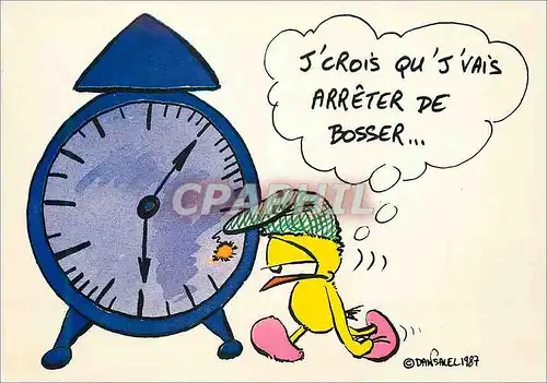 Cartes postales moderne Le piaf 73 dan satel copyright 1987