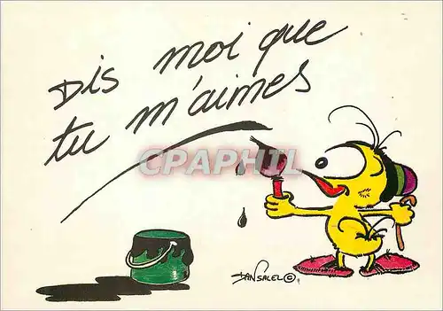 Cartes postales moderne Le piaf 49 dan satel copyright 1986