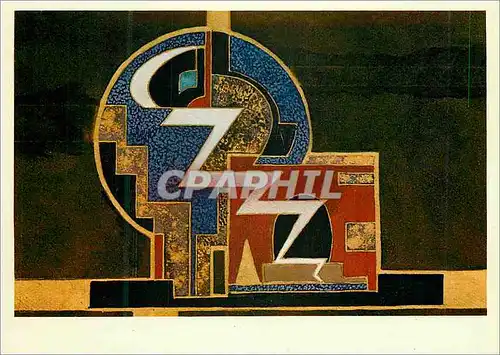 Cartes postales moderne Motif boite a cigares emaillee jean goulden 1927