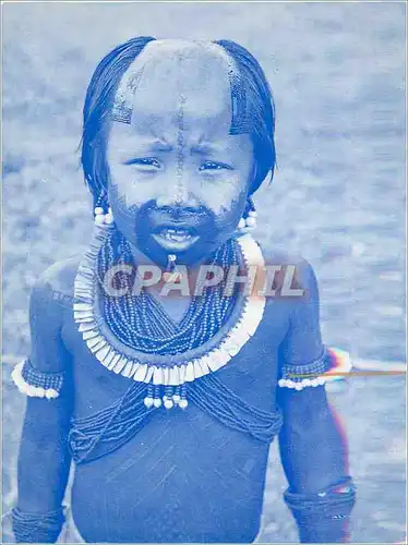 Moderne Karte Enfant kayapo bresil