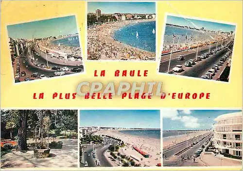 Cartes postales moderne La baule 1341 la plage plage benoit