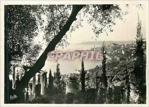 Cartes postales moderne La cote d azur 139 menton vu de garavan