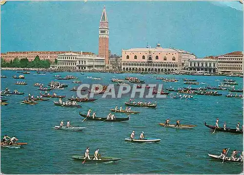 Cartes postales moderne Venezia bassin de saint marc vogalonga