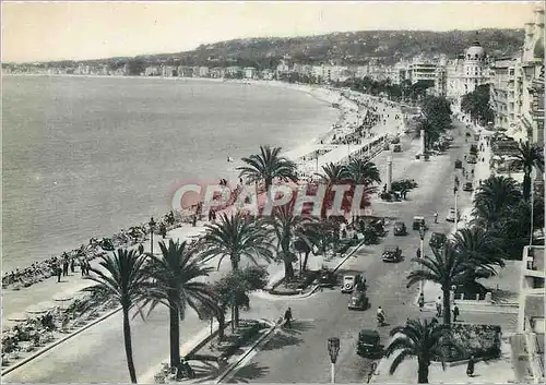 Cartes postales moderne 2 nice promenade des anglais vue prise de l hotel ruhl