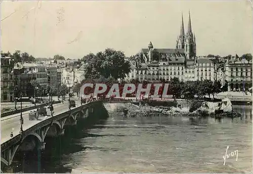 Moderne Karte Bayonne (bses pyr) l adour le pont st esprit et la cathedrale