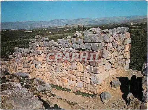 Moderne Karte Tirynthe detail de la partie est de la fortification