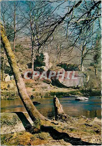 Cartes postales moderne Saint junien (haute vienne) 4 les bords de la glans et le site corol