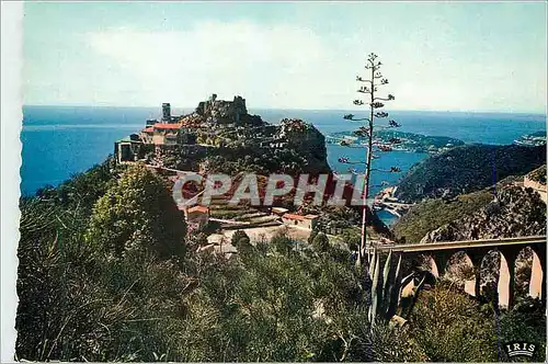 Cartes postales moderne Reflets  de la cote d azur  le vieux village d eze (a m)