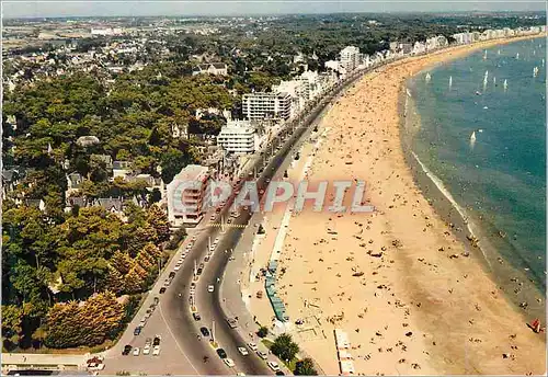 Cartes postales moderne La bretagne en couleurs la baule (l a) mx a 1488 la plage et les hotels