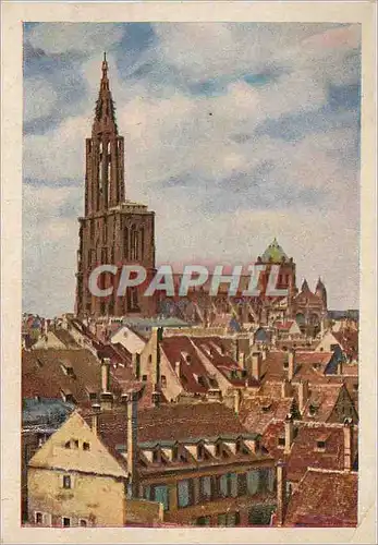 Moderne Karte 201 strasbourg la cathedrale