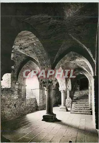 Moderne Karte Abbaye du mont st michel (manche) ancienne aumonerie dite salle de l aquilon (xi s)