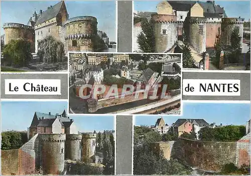 Cartes postales moderne 6455 nantes (loire atlantique) divers aspects du chateau de la duchesse anne