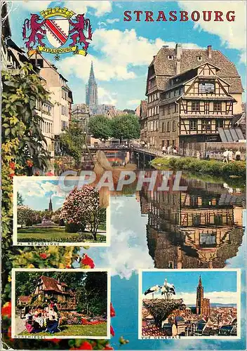 Moderne Karte Strasbourg