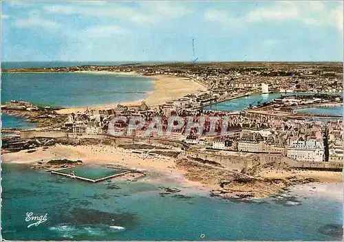 Moderne Karte A 104 cote d emeraude saint malo (cite corsaire) vue generale