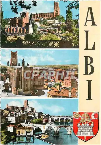 Cartes postales moderne 476 albi (tarn) entre le pyrennees et les gorges du tarn centre de tourisme