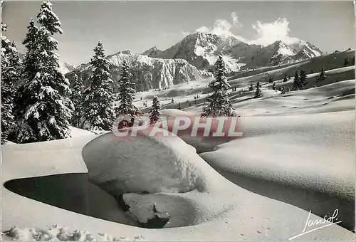 Cartes postales moderne Les beaux paysages de france 6 l hiver dans les alpes