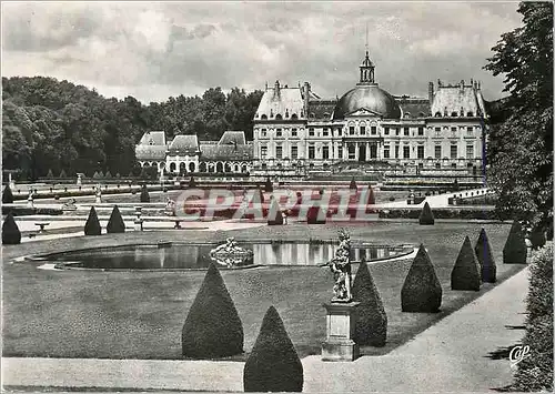 Cartes postales moderne 1572 vaux le vicomte le parc et le chateau