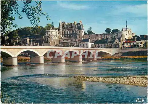 Cartes postales moderne Amboise 1858 le chateau xv siecle et la loire